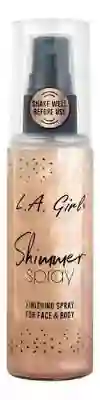 Shimmer Spray Y Fijador De Maquillaje L.a Girl Destellos