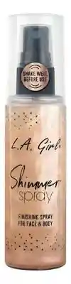 Shimmer Spray Y Fijador De Maquillaje L.a Girl Destellos