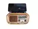 Radio Clásico Recargable Beck Play Am Fm Micro Sd Bluetoot