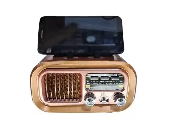 Radio Clásico Recargable Beck Play Am Fm Micro Sd Bluetoot