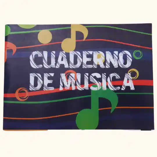 Cuaderno Musica Media Carta