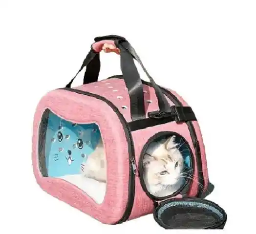 Bolso Gatito Plegable Tela