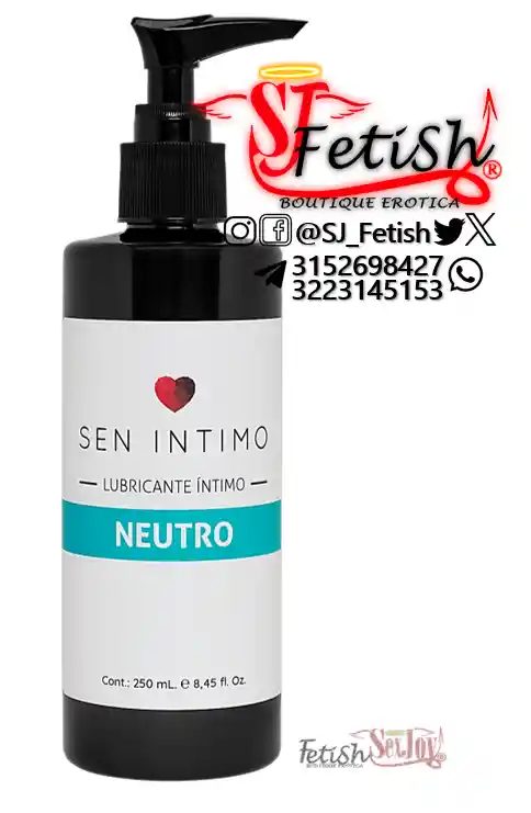 Lubricante Neutro 250ml Sen Intimo