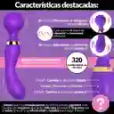 Vibrador Y Masajeador Clitoris De Lujo Usb 2 En 1 New Generation