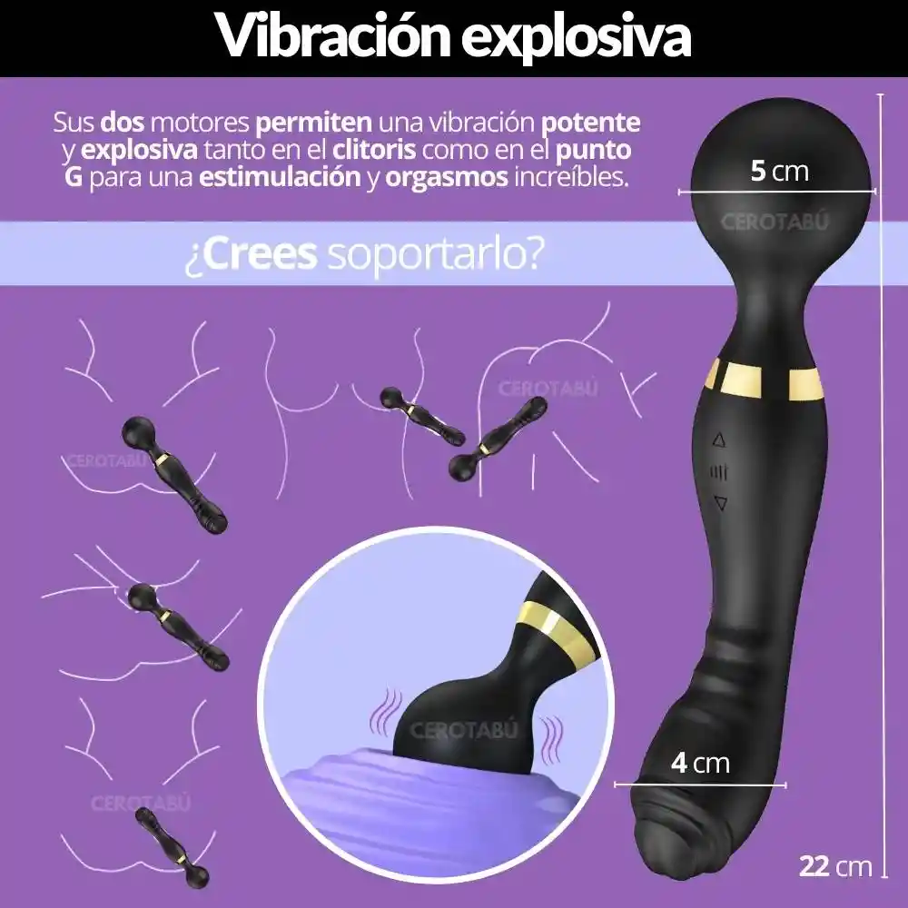 Vibrador Y Masajeador Clitoris De Lujo Usb 2 En 1 New Generation