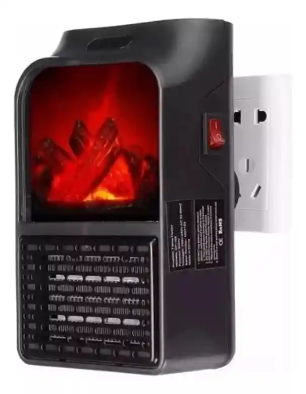 Calentador Ambiente Con Control Flameh Chimenea Artificial