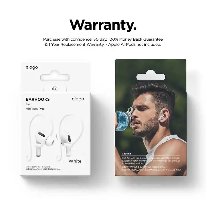 Gancho Deportivo Para Airpods Pro Elago En Blanco