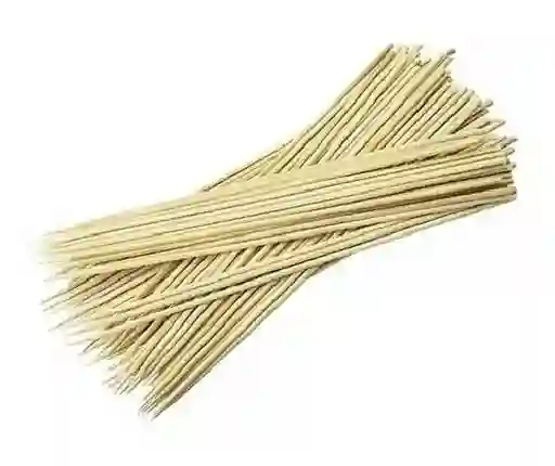 Pinchos De Bambu / Palo / Palitos De Chuzo X 100 Unidades 30 Cm