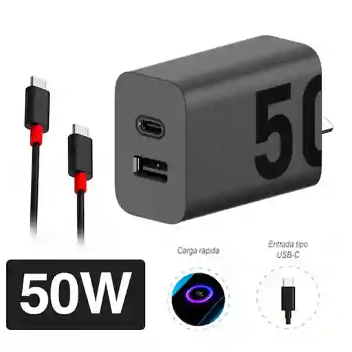 Cargador Motorola Turbo Power 50w Tipo C
