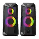 Parlantes Rgb Havit Hv-sk202 Usb Negro