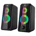 Parlantes Rgb Havit Hv-sk202 Usb Negro