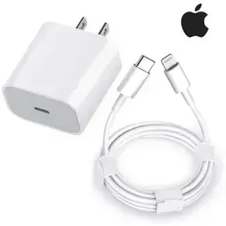 Cargador Iphone 20w Carga Rapida + Cable 1:1 Generico