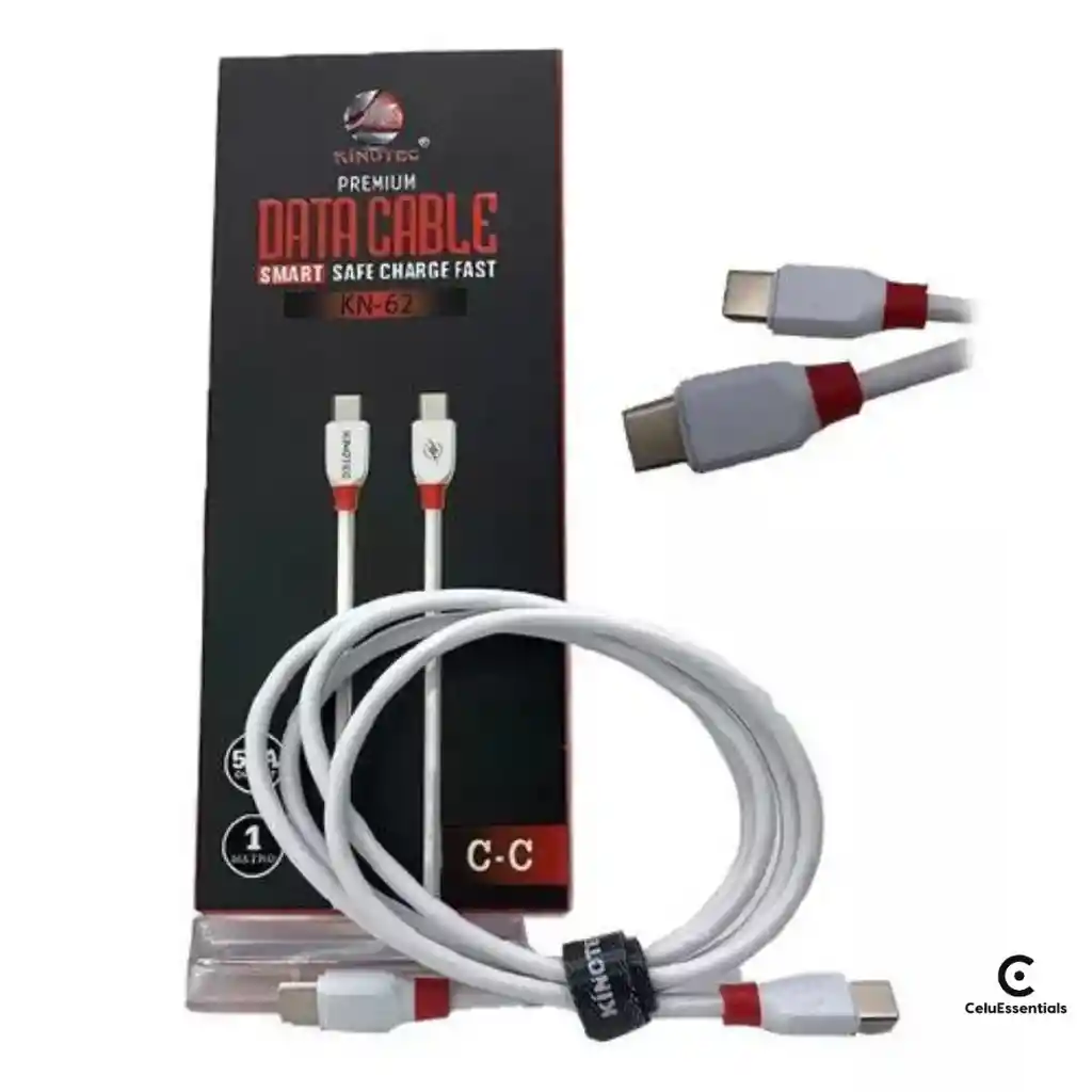 Cable Android 2 Metros Tipo C A Tipo C Carga Rápida 3.1 A