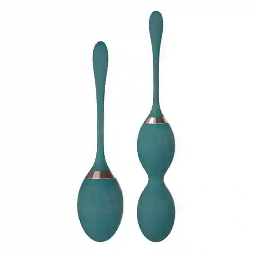 Bolas Chinas Kegel Lilo Vipmix X3 Verde Para Ejercicios Pélvicos