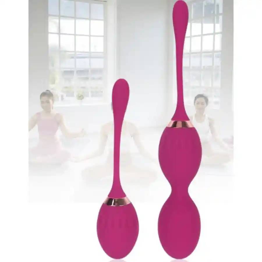 Bolas Chinas Kegel Lilo Vipmix X3 Verde Para Ejercicios Pélvicos