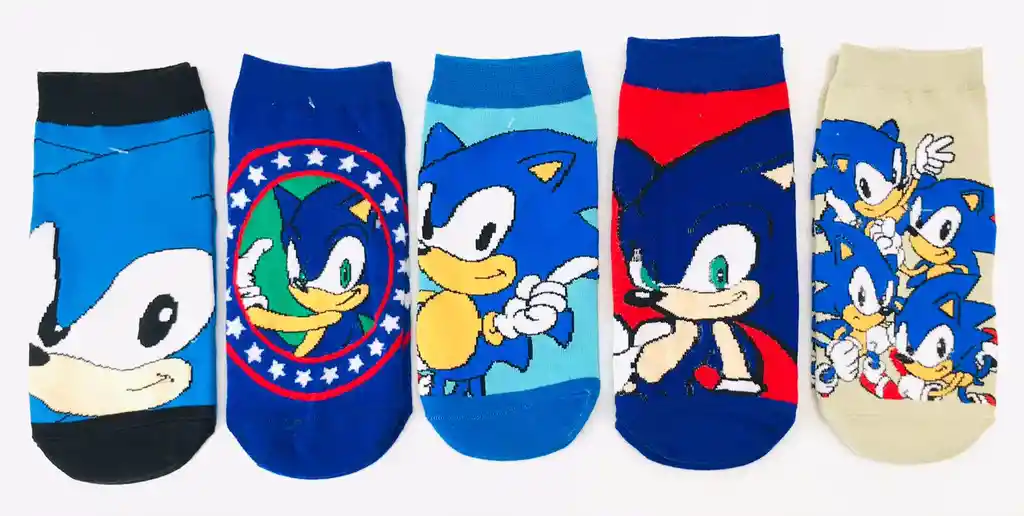 Medias Tobilleras De Sonic