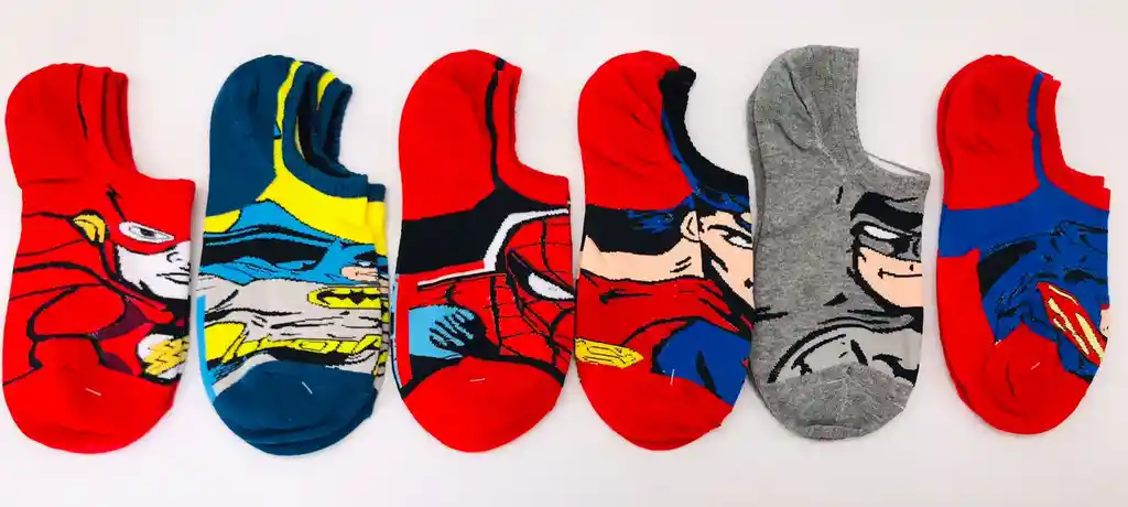 Medias Tobilleras Super Heroes