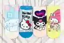 Medias Tobilleras De Hello Kitty