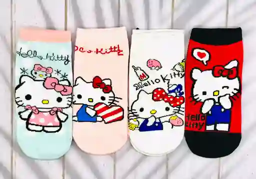 Medias Tobilleras De Hello Kitty