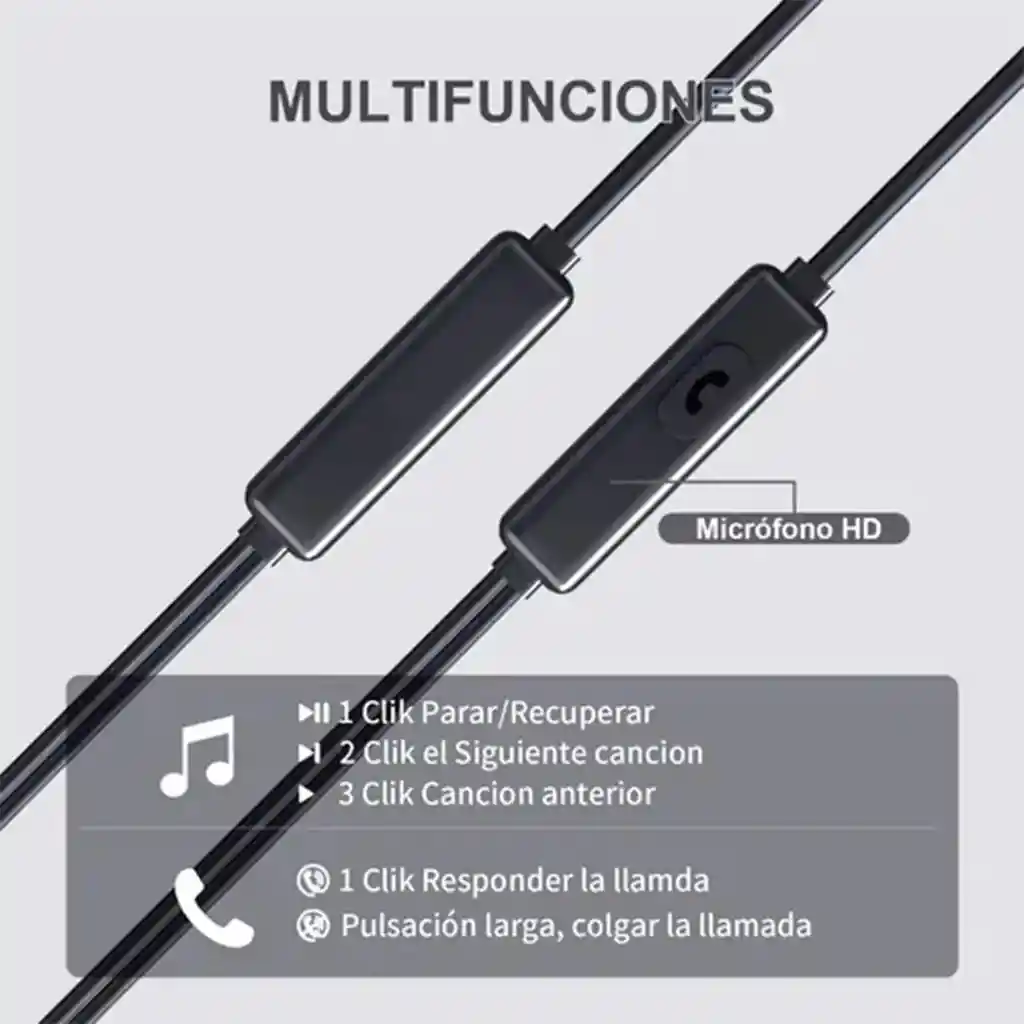 Audifonos De Cable Original 1hora Aut117