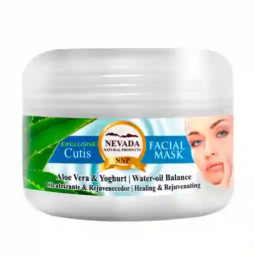 Nevada Mascarilla Facial Cicatrizante y Rejuvenecedora con Yoghurt & Aloe Vera