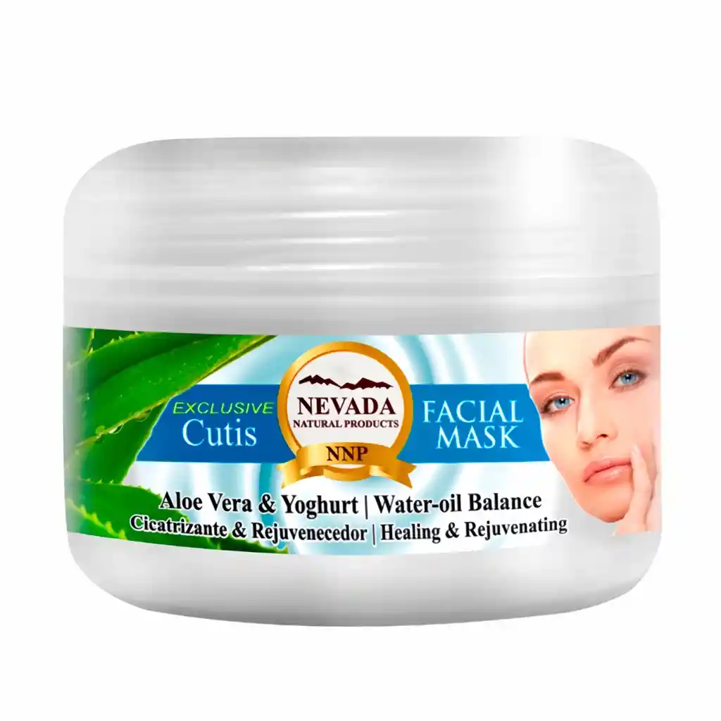 Nevada Mascarilla Facial Cicatrizante y Rejuvenecedora con Yoghurt & Aloe Vera