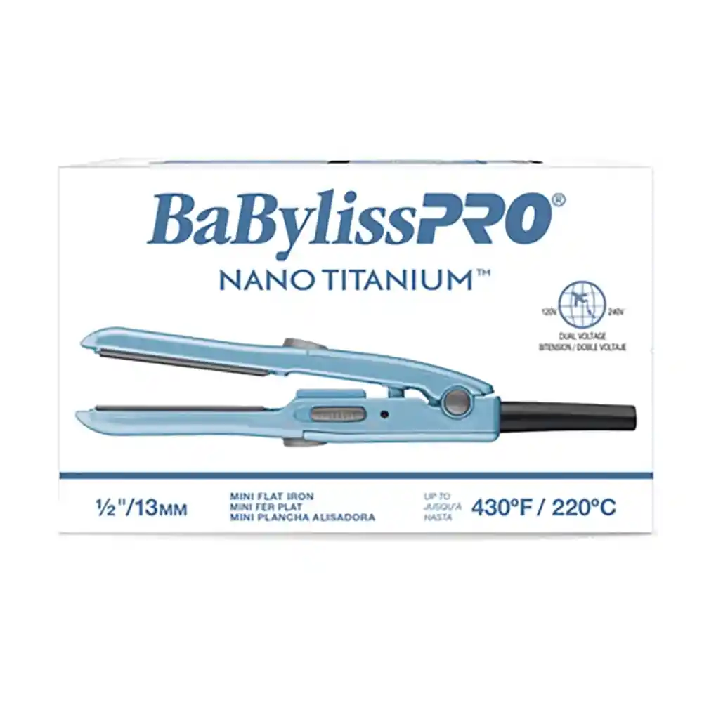 Plancha Babylisspro Mini Alisadora 7/8 Nano Titanium 430 °f