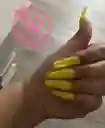 Oferta 2 Sets De Uñas Postizas Largas Listas Para Usar O Decorar (paty+amarillas)