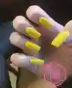 Oferta 2 Sets De Uñas Postizas Listas Para Usar O Decorar (paty+amarilas Cuadradas)