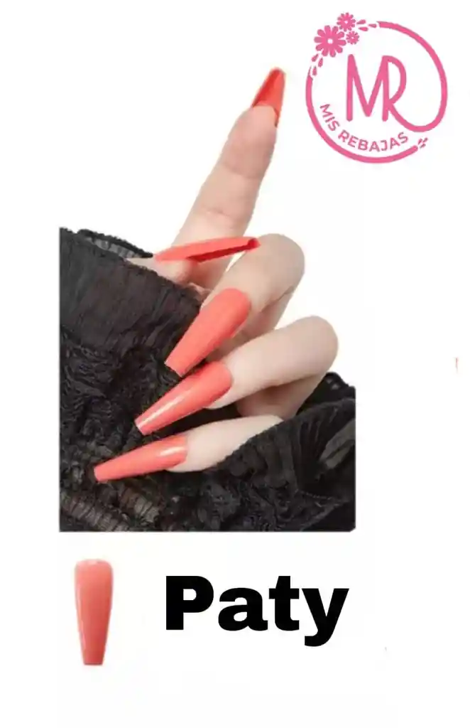 Oferta 2 Sets De Uñas Postizas Listas Para Usar O Decorar (paty+amarilas Cuadradas)