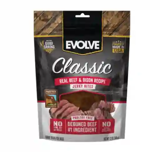 Snack Evolve Dog Classic Beef X 340gr (carne)