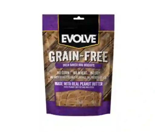 Snack Evolve Dog Grain F. Peanut X 340gr (mantequilla De Mani)