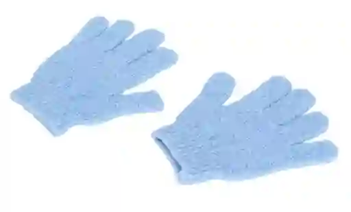 Guante Exfoliante Azul