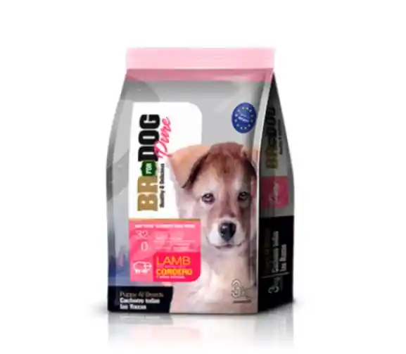 Br For Dog Puppy Todas Las Razas Cordero X 10kg