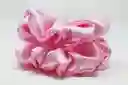 Scrunchies En Satín Color Rosa