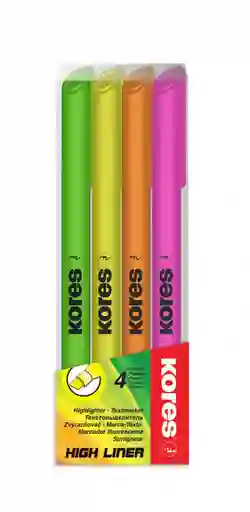 Resaltador Neón *4 Kores