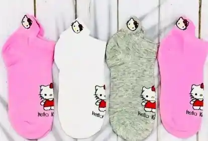 Medias Tobilleras De Hello Kitty