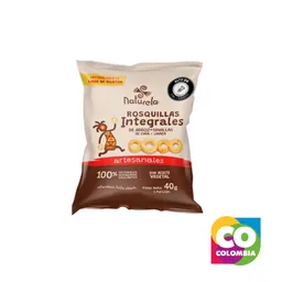 Rosquitas Integrales De Arroz Marca Naturela Embalaje De 1 Unidad Por 36g