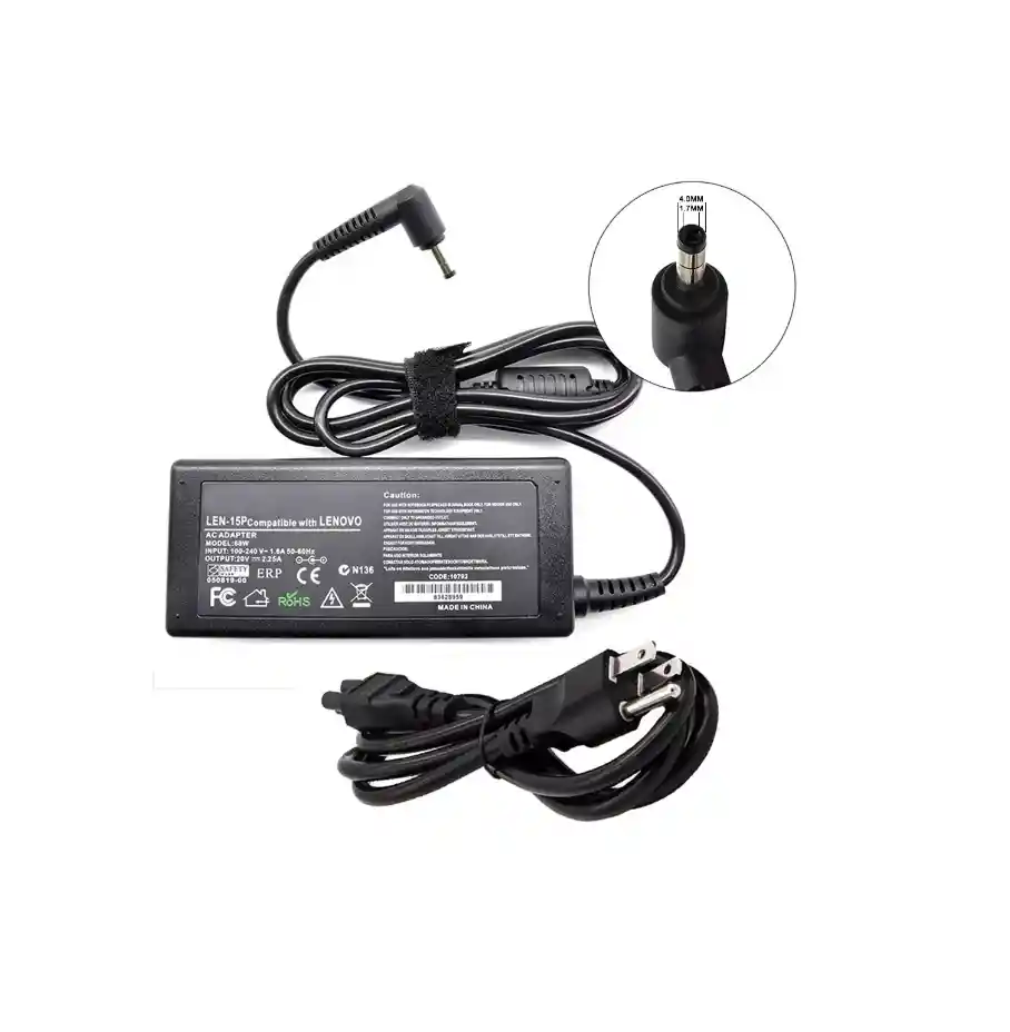 Cargador Para Lenovo 20v 2.25a