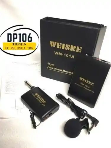 Microfono Inalambrico Weisre Wm-101a Super Profesional