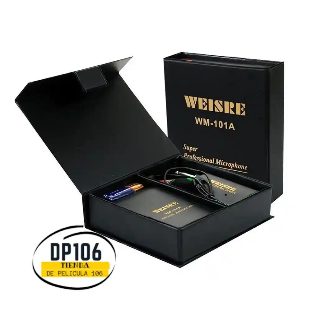 Microfono Inalambrico Weisre Wm-101a Super Profesional