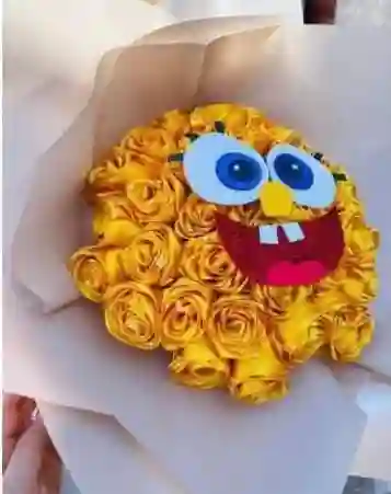 Ramo De Rosas Bob Esponja