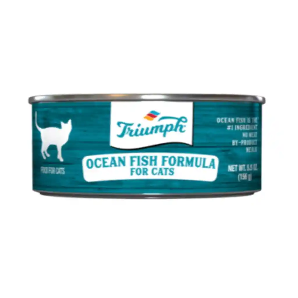 Lata Triumph Gato Ocean Fish X 156gr (pescado)