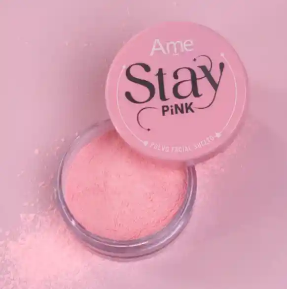 Polvo Suelto Rosado Stay Pink Ame