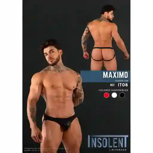 Suspensorio Maximo Blanco Talla S Insolent Ref-it08