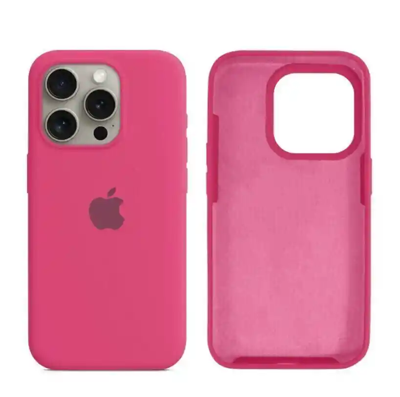 Iphone 15 Pro Max Silicone Case Fucsia