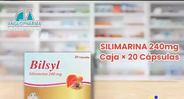 Silimarina240mg Capsulas ( Bilsyl) Cja X 20 Cap