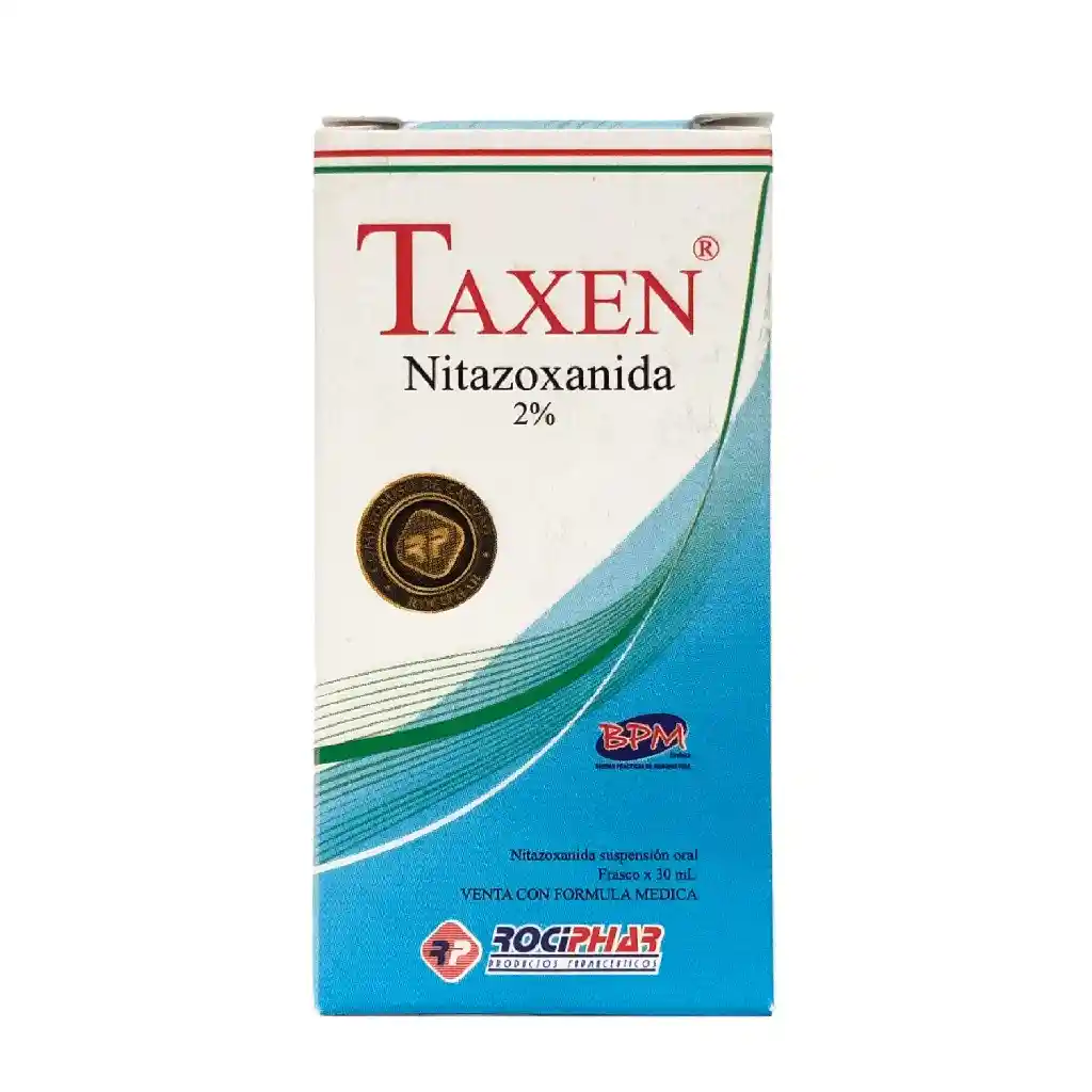 Nitazoxanida 2% Susp X 30ml (taxen 2%) Fco X 30ml