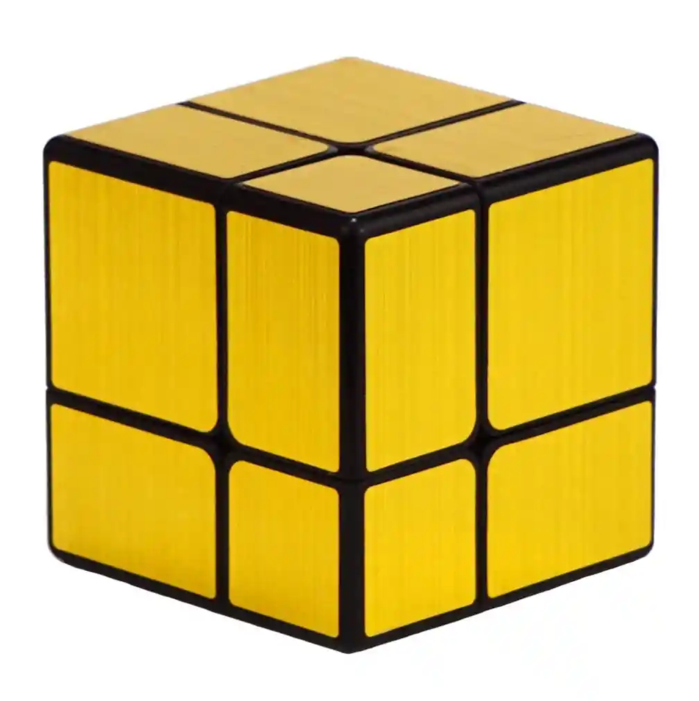 Cubo Rubik Qiyi Speedcube Espejo 2 X 2 Dorado