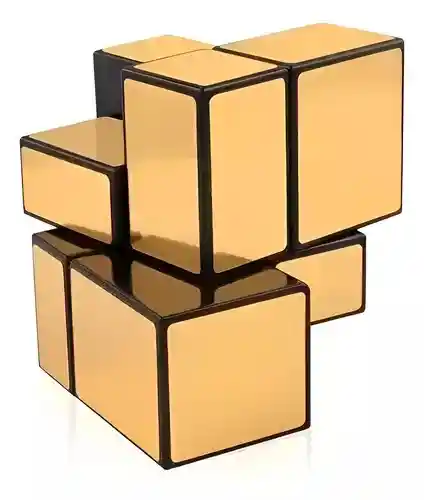 Cubo Rubik Qiyi Speedcube Espejo 2 X 2 Dorado